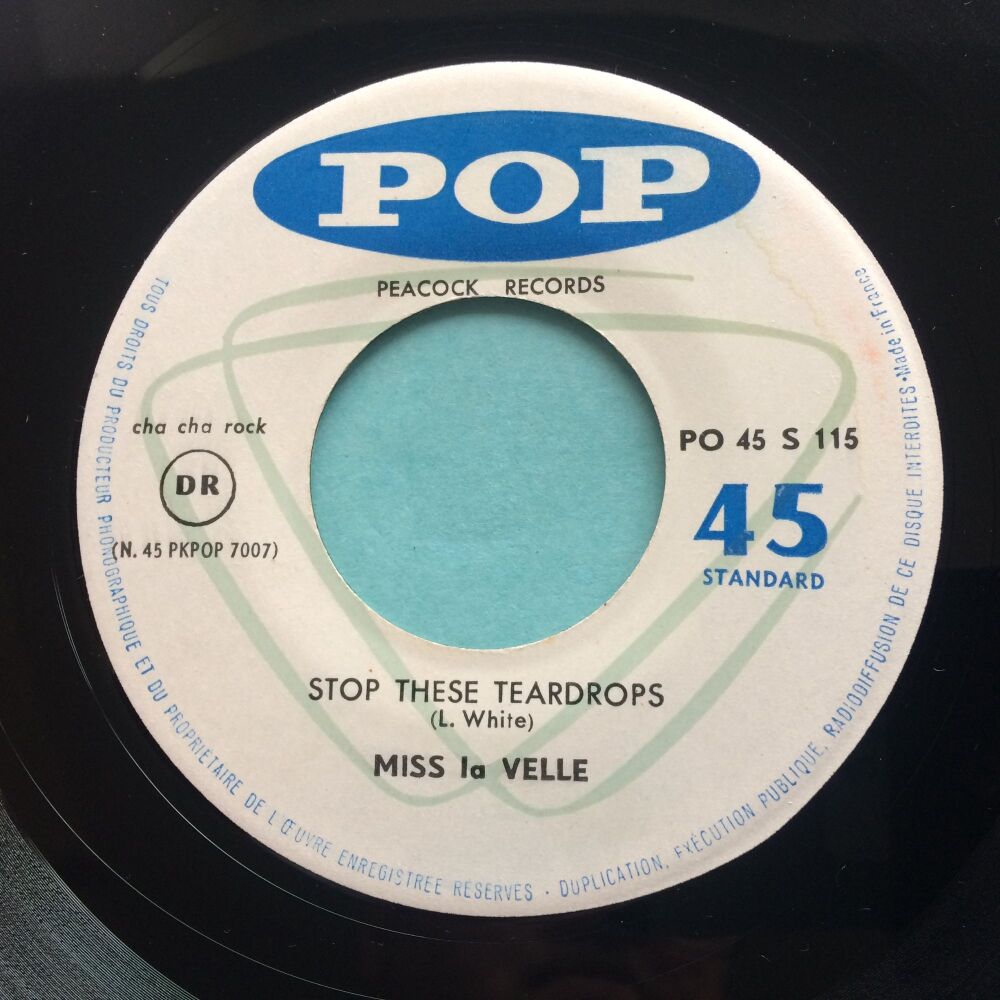Miss La Velle - Stop these teardrops - Pop (French) - Ex