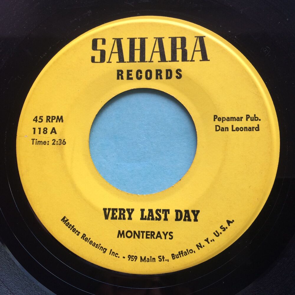 Monterays - Very last day - Sahara - VG plays VG+