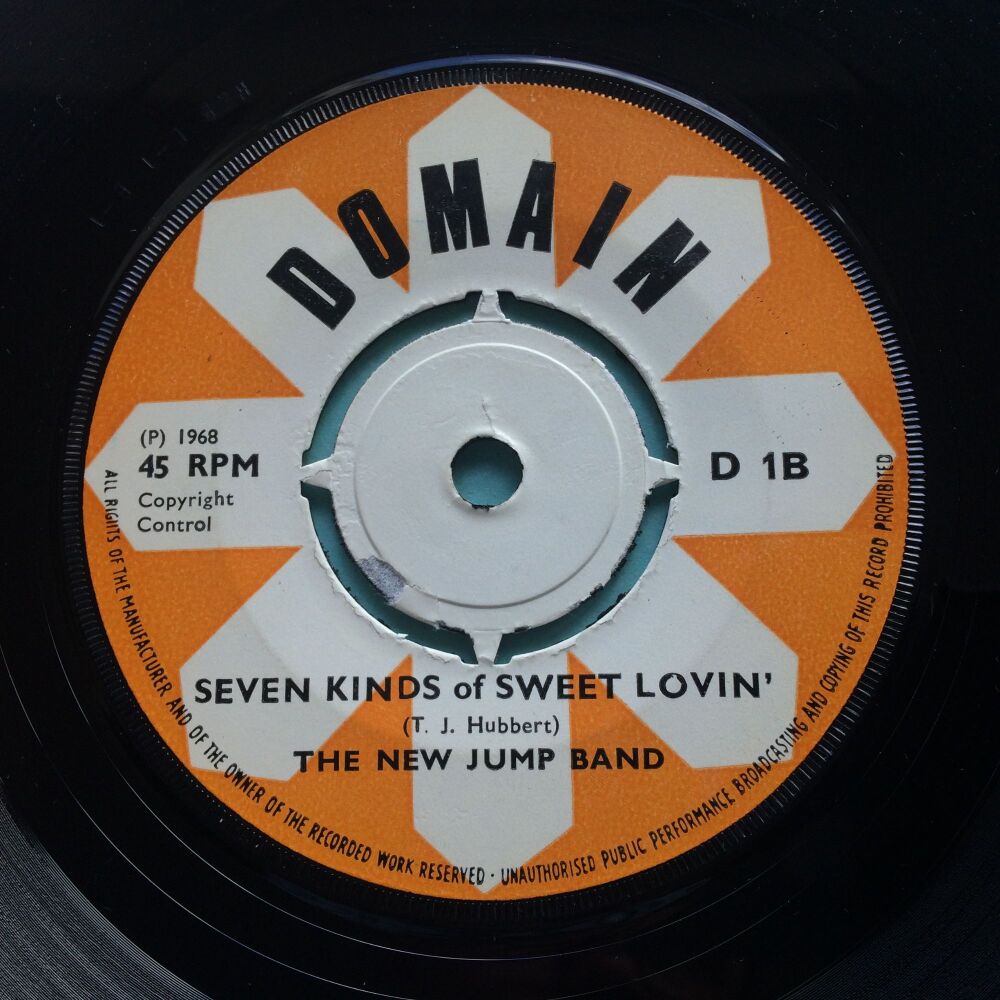 New Jump Band - Seven kinds of sweet lovin b/w The only kind of girl - Domain - Ex-