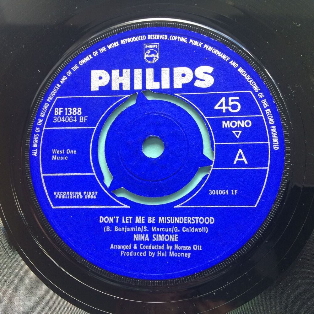 Nina Simone - Don't Let Me Be Misunderstood - U.K. Philips - Ex