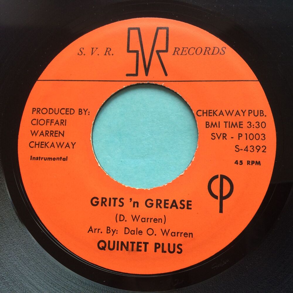 Quintet Plus - Grits 'n Grease b/w Shop Around - SVR - Ex