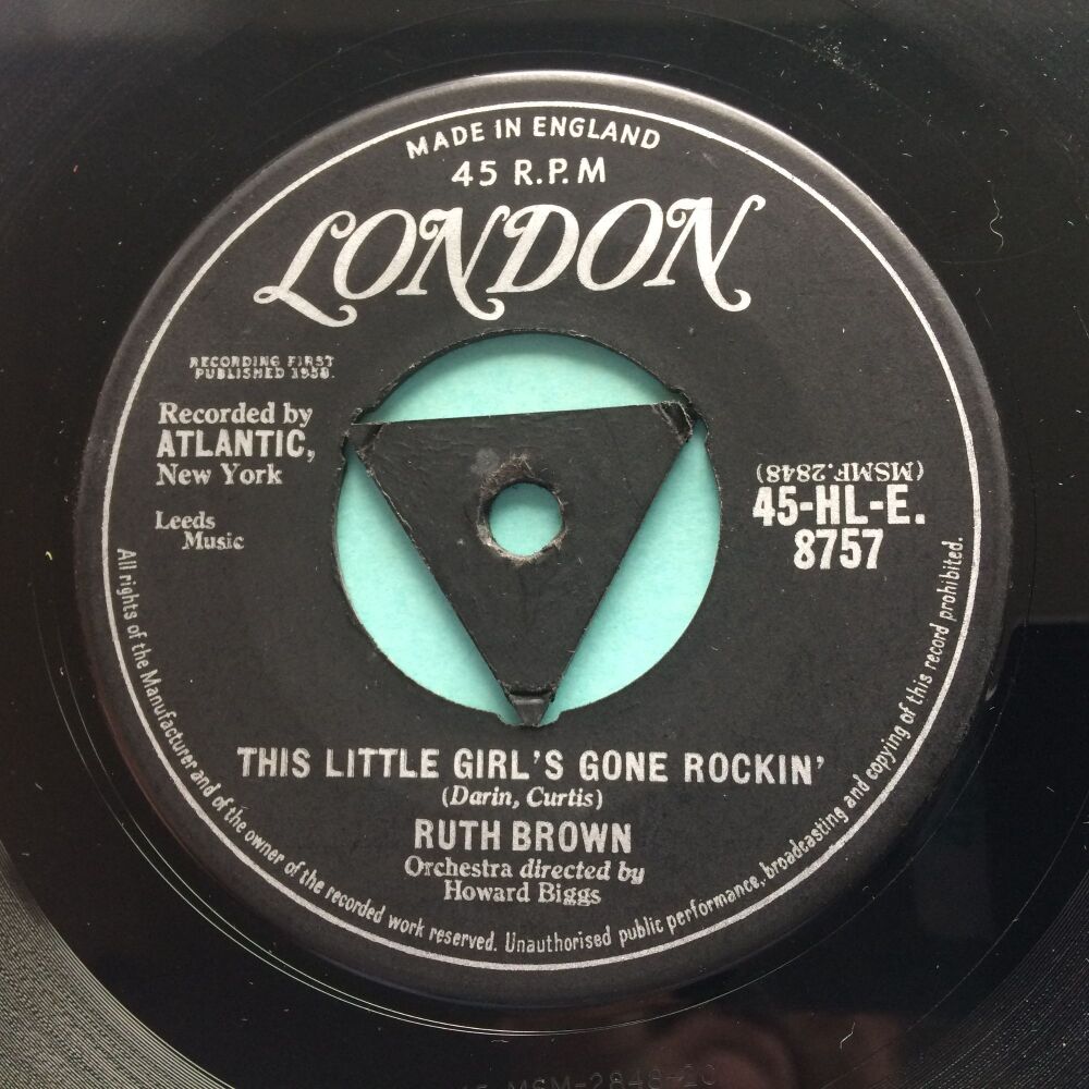 Ruth Brown - This little girl's gone rockin' - U.K. London  - Ex-