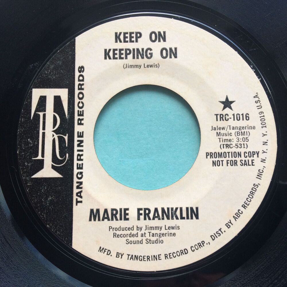 Marie Franklin - Keep on keeping on - Tangerine promo - VG+