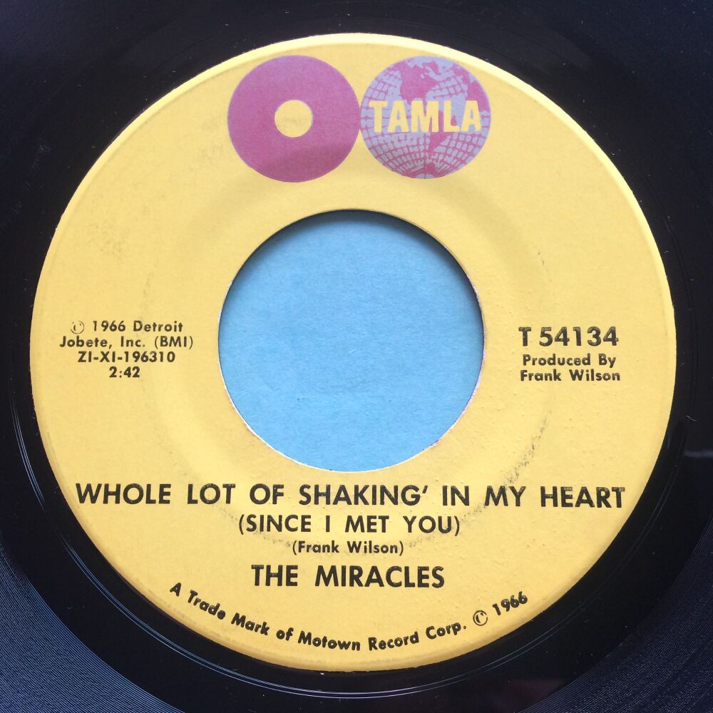 Miracles - Whole Lot Of Shakin' In My Heart (Since I Met You) - Tamla - Ex