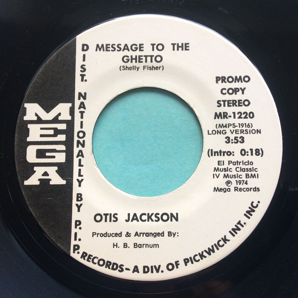 Otis Jackson - Message to the ghetto - Mega promo - Ex
