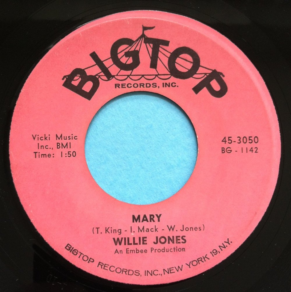 Willie Jones - Mary - Bigtop - M-