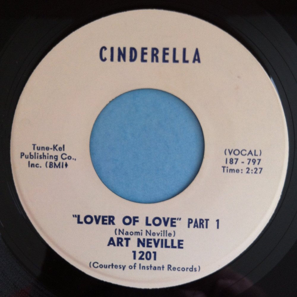 Art Neville - Lover 0f love (Pt 1) - Cinderella - M-