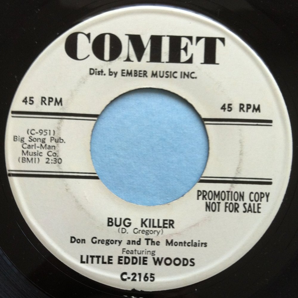 Little Eddie Woods - Bug Killer - Comet - Promo - Ex