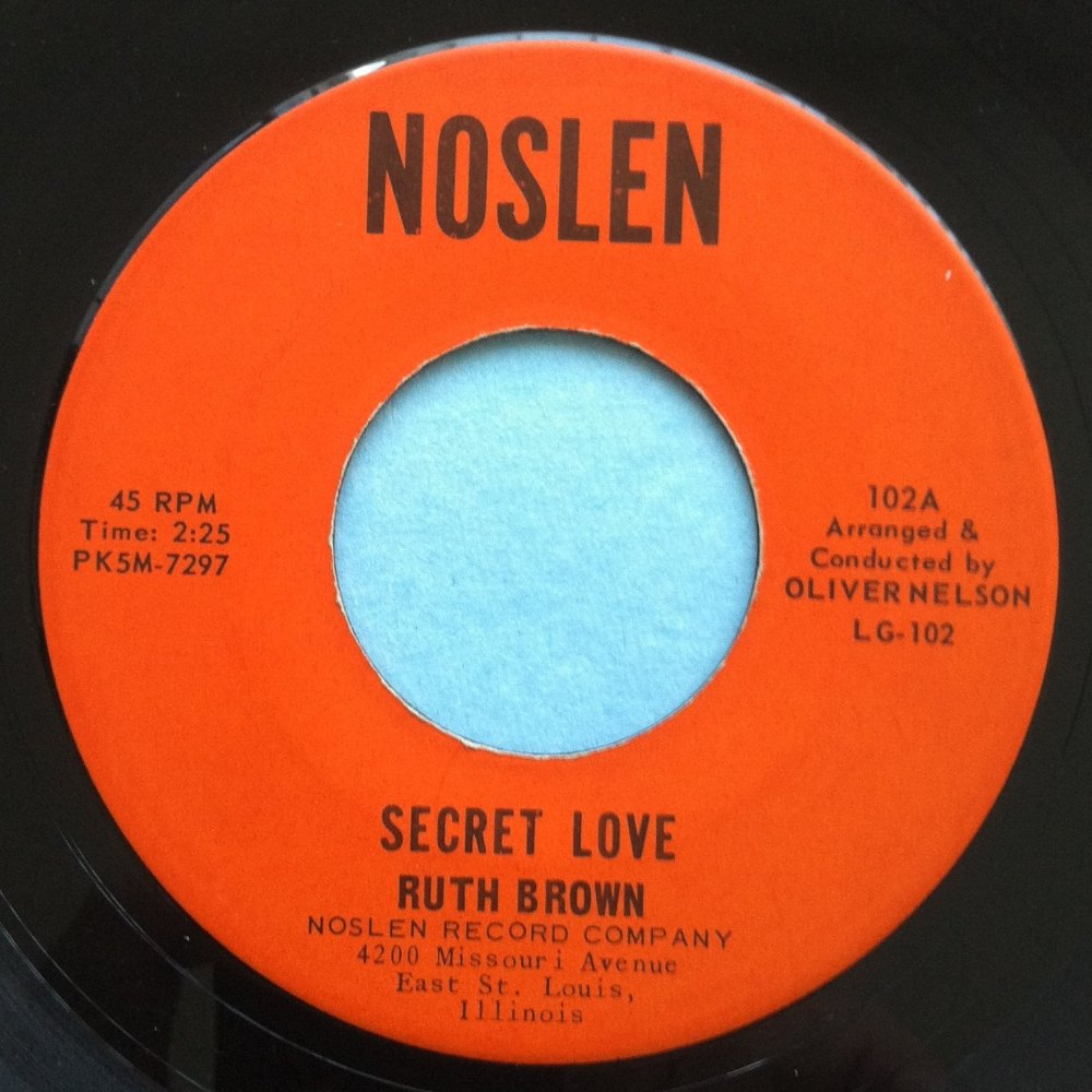 Ruth Brown - Secret Love - Noslen - Ex