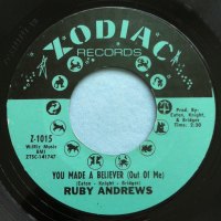Ruby Andrews - You made a believer (out of me) - Zodiac - Ex