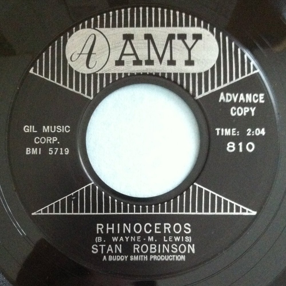 Stan Robinson - Rhinoceros - Amy - Ex