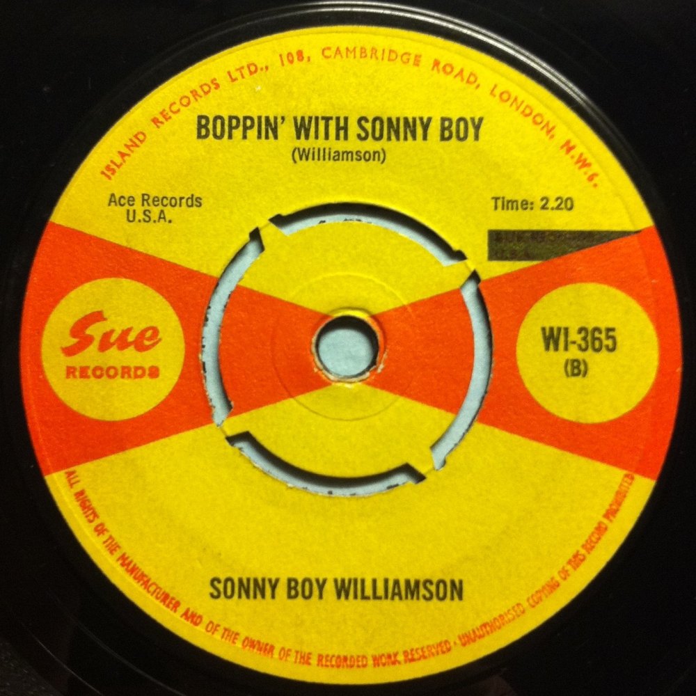 Sonny Boy Williamson - Boppin' with Sonny - UK Sue - VG+