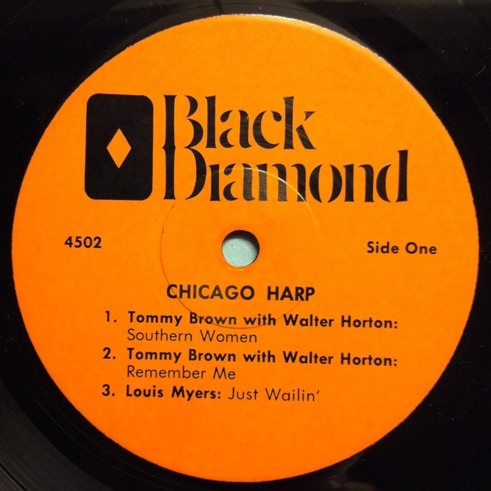 Tommy Brown - Southern Women - Black Diamond 6 track 'Chicago Harp' E.P. - Ex