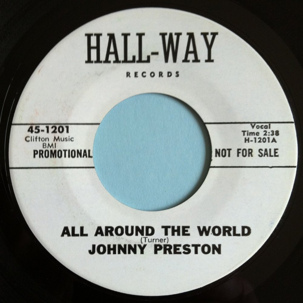 Johnny Preston - All around the world - Hall-Way promo - M-