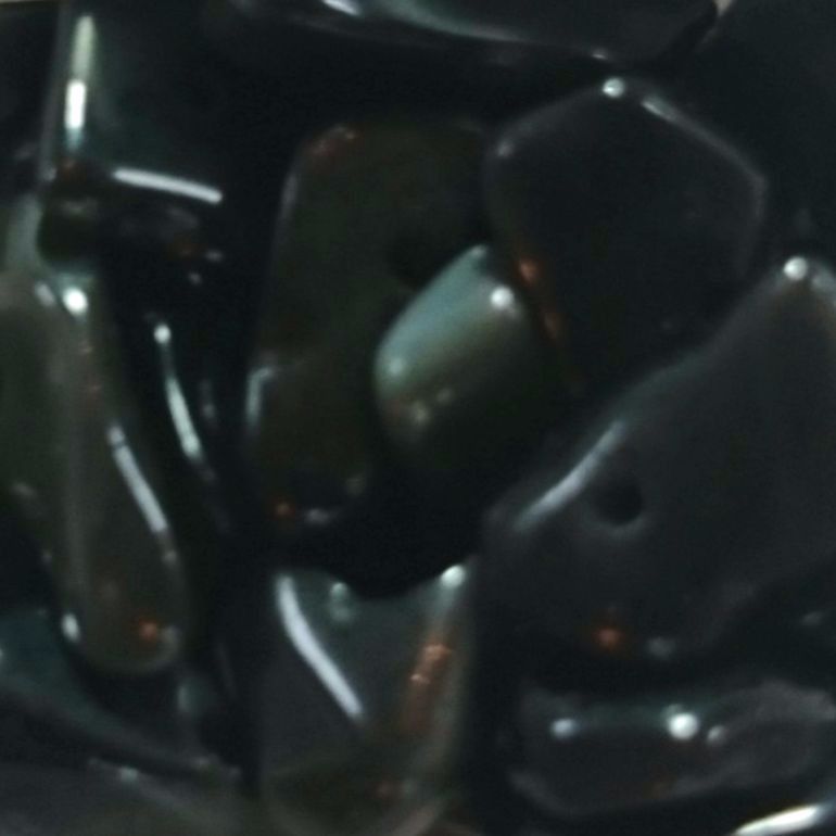 Natural Black Obsidian Chip 5-8mm 20g