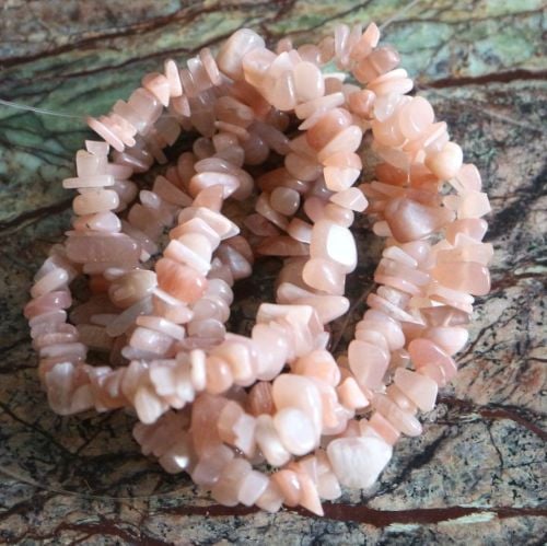 Sunstone Chip Beads Strands