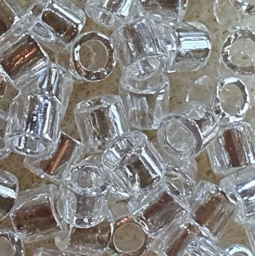 DBL-0050-50 DELICA BEADS 8/0 CRYSTAL LUSTR