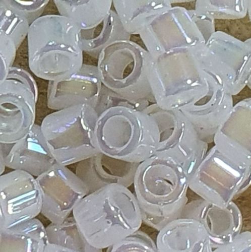 DELICA BEADS 8/0 WHITE OPAL AB