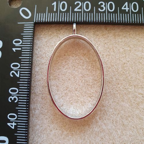Oval Bezel Pendant