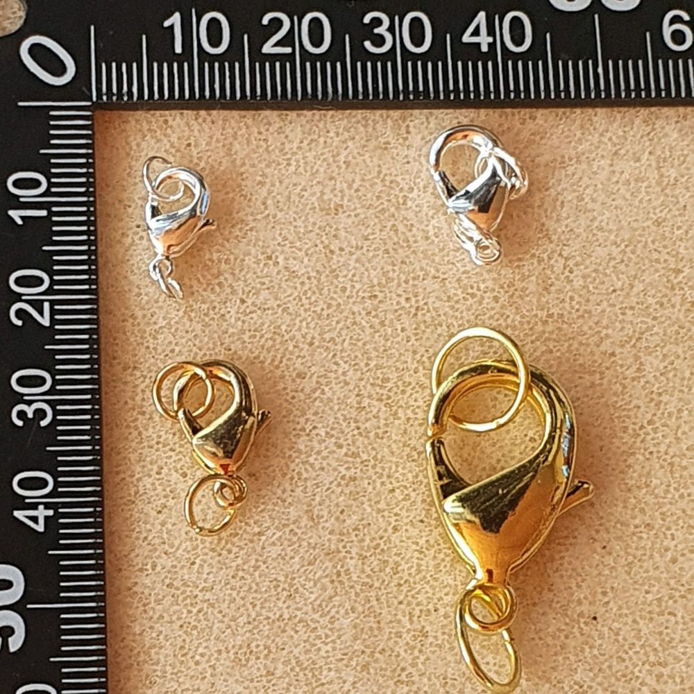 Lobster Clasps with Soldered Jumprings