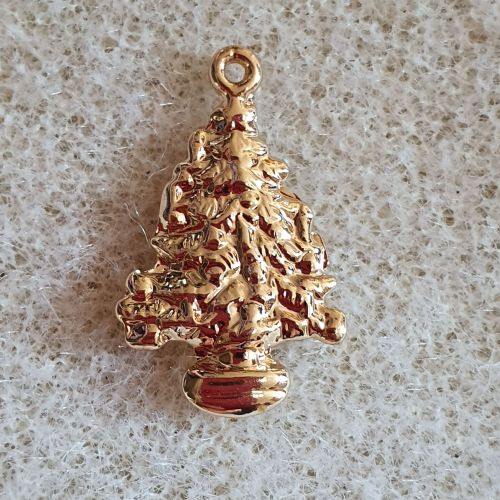 Gold Plated Christnas Tree Pendant