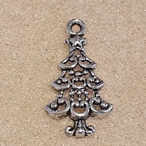 Christmas Tree Tibetan Style Pendant