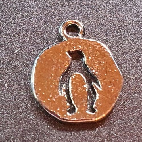 Penguin Real platinum Plated Pendant