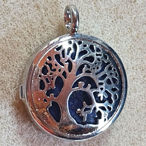Lapis Lazuli Tree of Life Curved Root Pendant