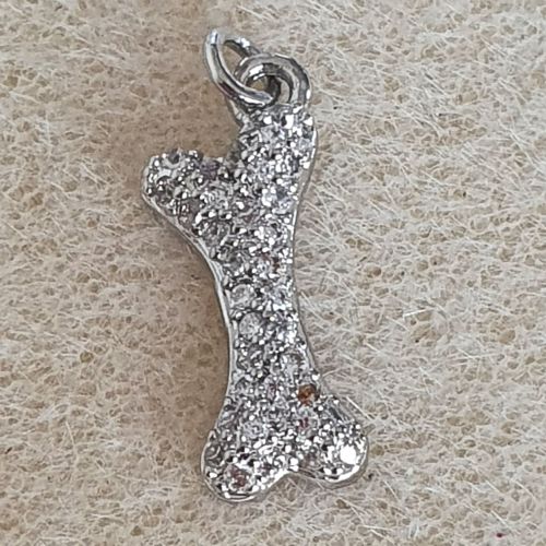 Bone Pave Pendant