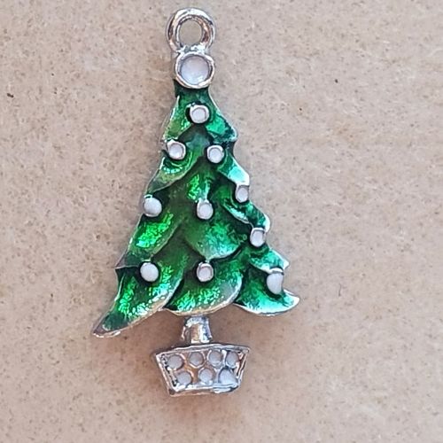Christmas Tree Green Pendant