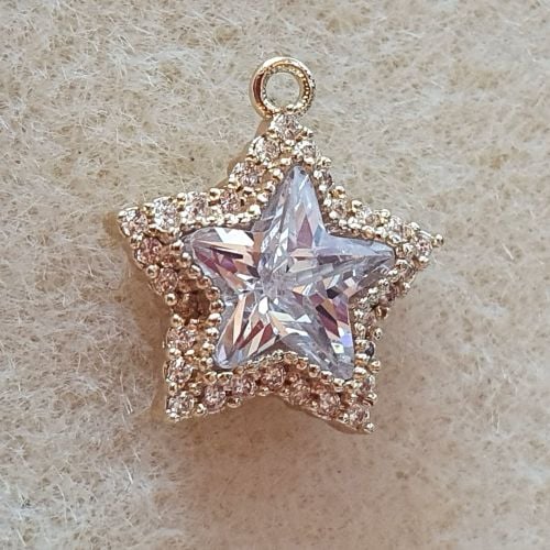 Star Gold Plated Charm