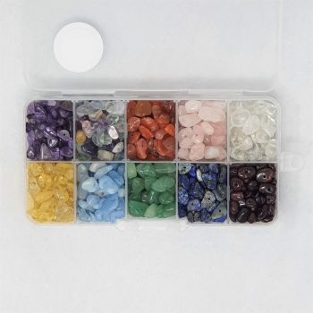 Box of Chakra Gemstone Beads