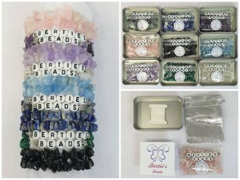 DIY Personalised Gemstone Bracelet Making Kit