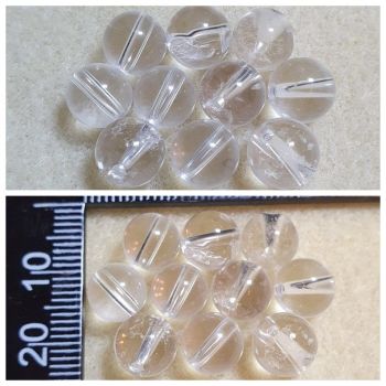 Clear Quartz Crystal 8mm Bead