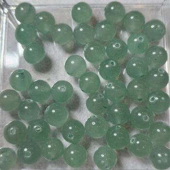 Aventurine  beads, gemstone beads UK, 8mm beads, round beads, jewellery making beads, craft beads, semi-precious beads