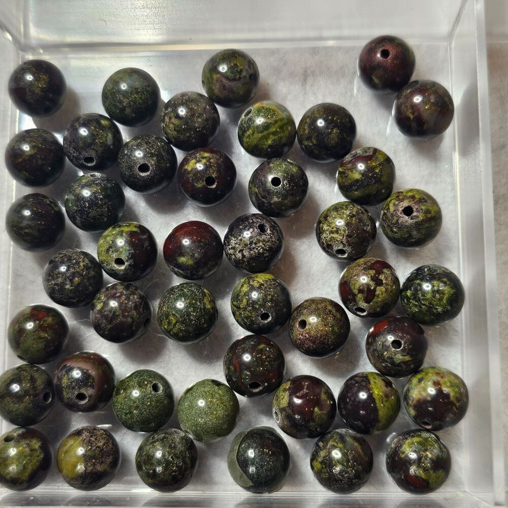 Bloodstone Bead/ Beads - approx number of beads in a strand
