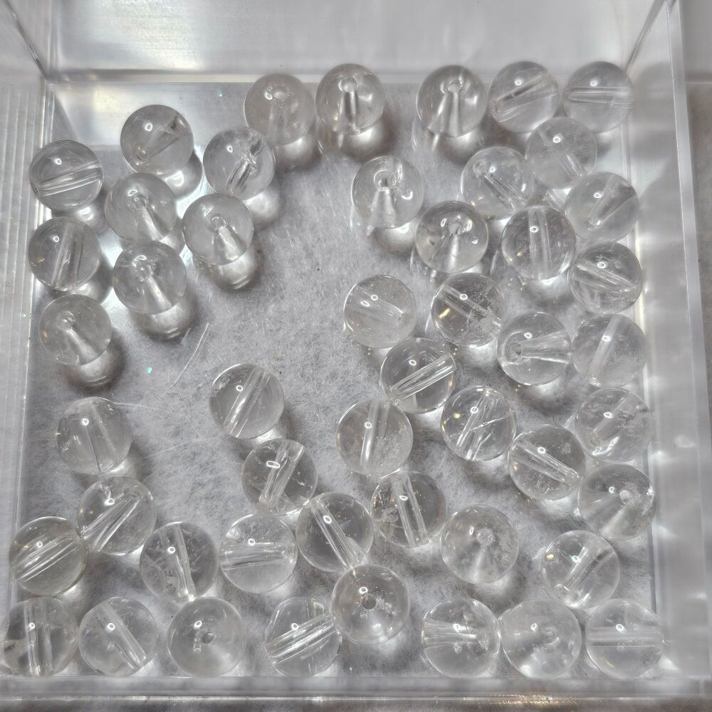 Quartz Crystal/ Rock Crystal Beads Bead/ Beads - approx how many beads are 