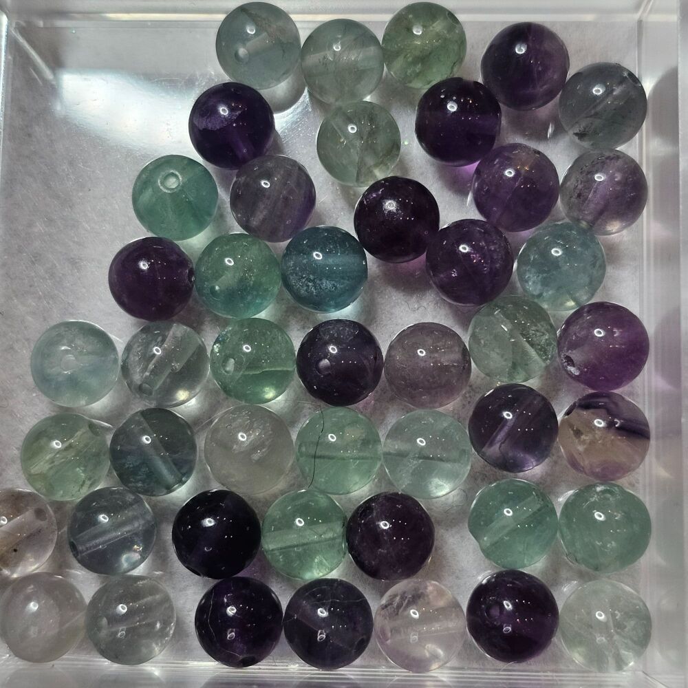 Fluorite Beads  Bead/ Beads - approx number of beads in a strand