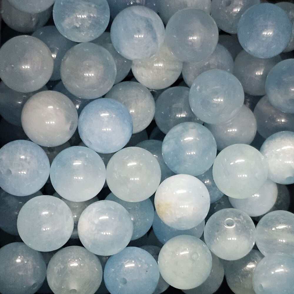 Aquamarine Bead/ Beads approx 8mm