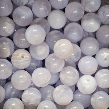 Blue Lace Agate Bead/ Beads approx 8mm