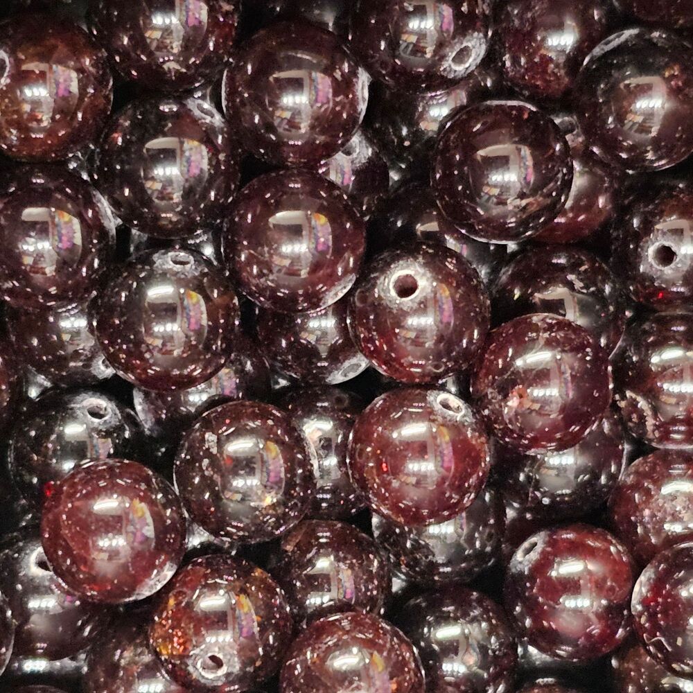 Garnet Bead/ Beads approx 8mm