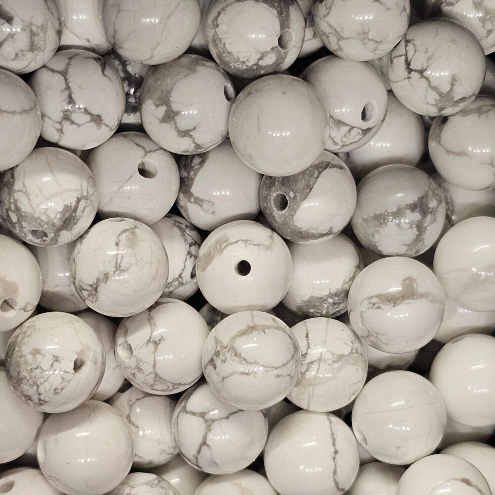 Howlite Beads  Bead/ Beads approx 8mm