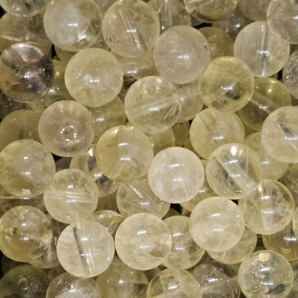 Lemon Quartz Bead/ Beads approx 8mm