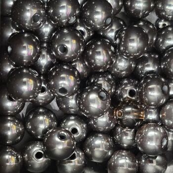 Non-magnetic Hematite Bead/ Beads approx 8mm