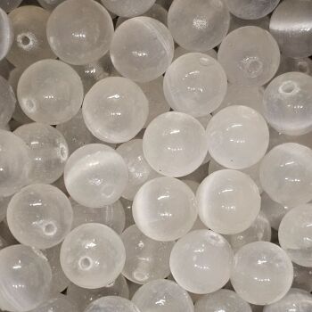 Selenite Bead/ Beads approx 8mm
