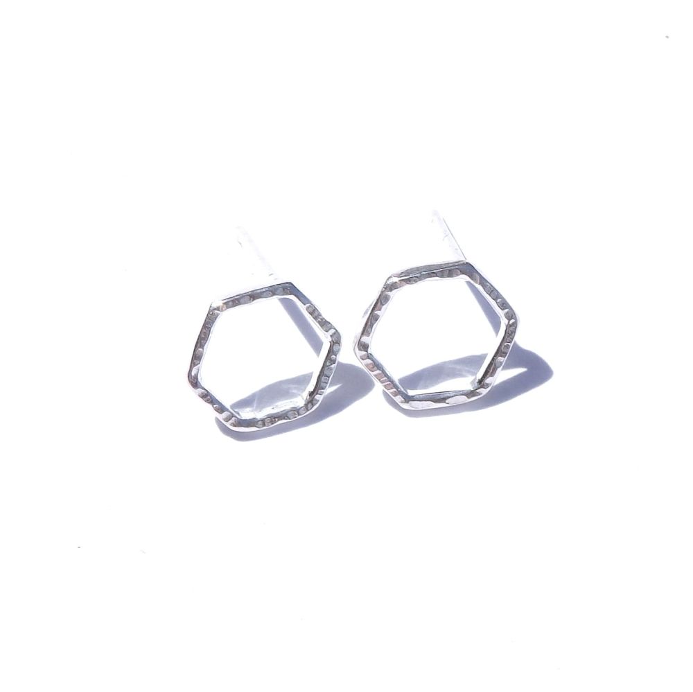 Tiny Hexagon studs