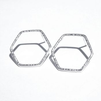 Large Hexagon studs