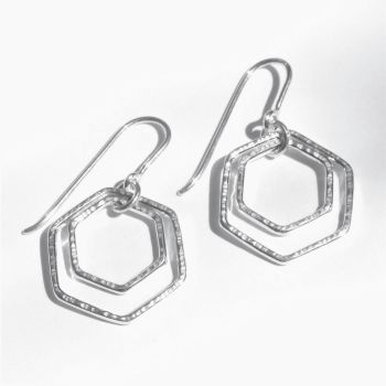 Large double Hexagon hooks - flexible