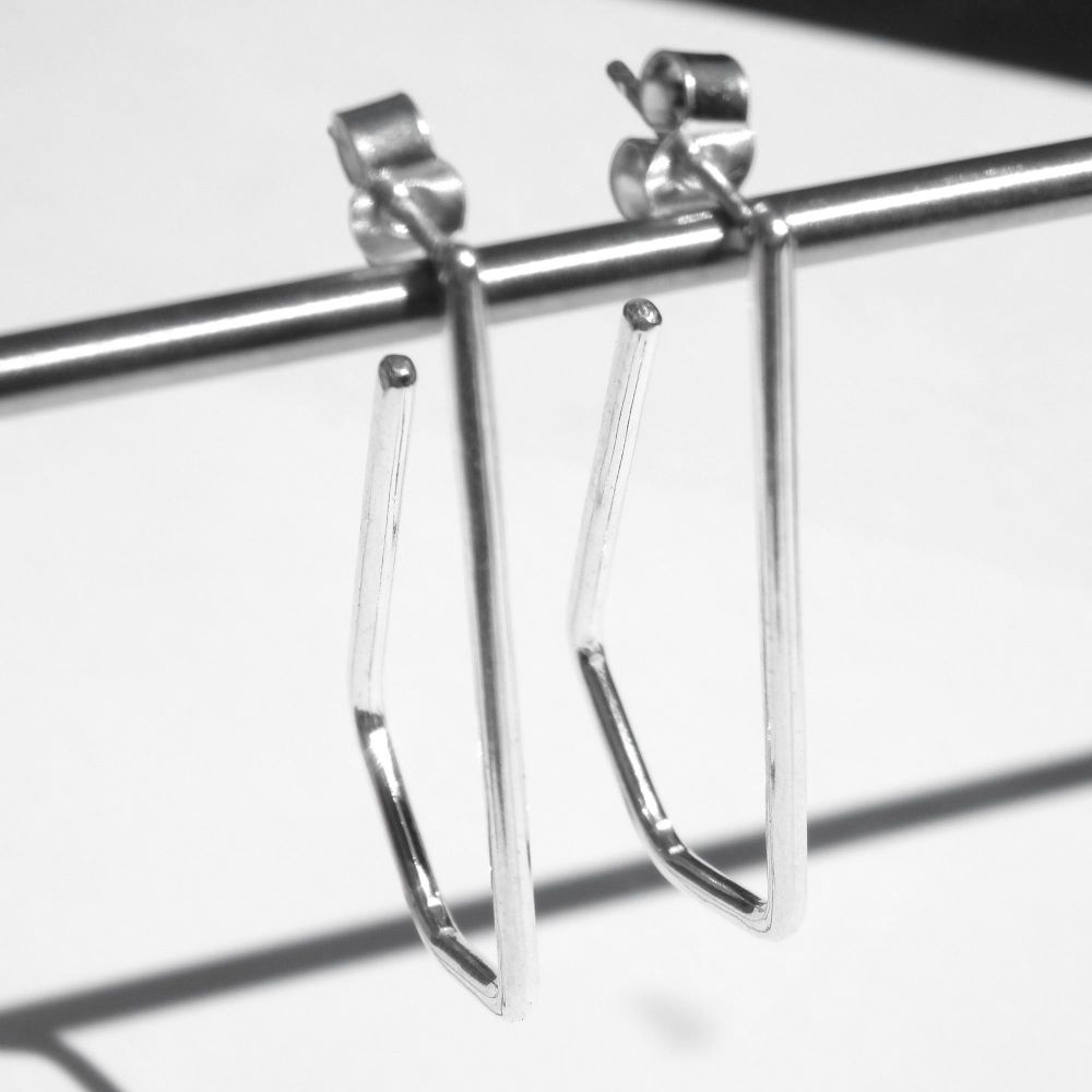 Diamond drop studs