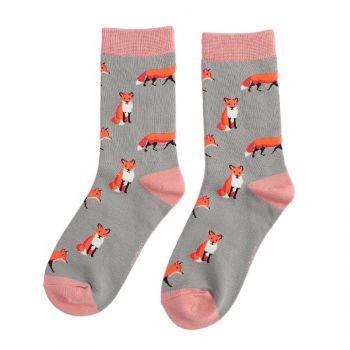 Cute Pair Of Fox Socks...Make A Gorgeous Christmas Gift